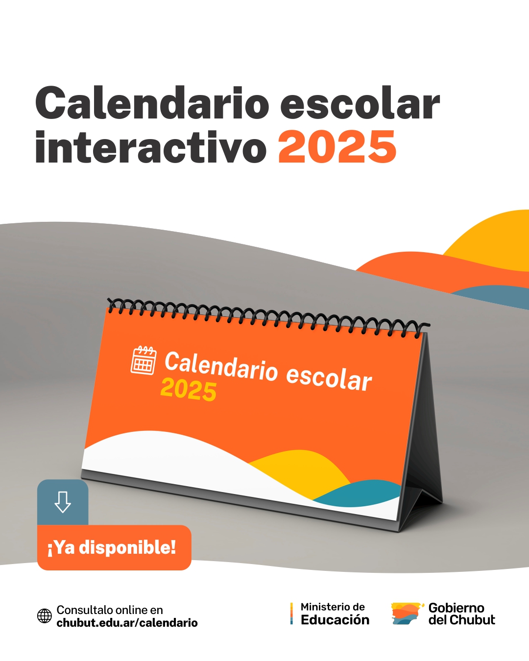 Calendario escolar 2025 chubut 2
